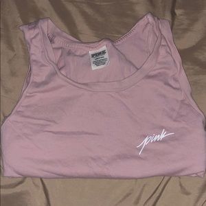 Pink tank tops!